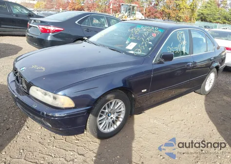 2001 BMW 530Ia z USA, uszkodzony, nr VIN WBADT63401CF07118